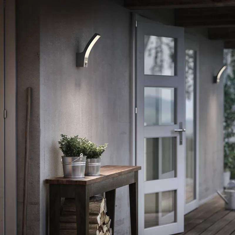 Philips Splay LED light anthracite sensor 4,000 K