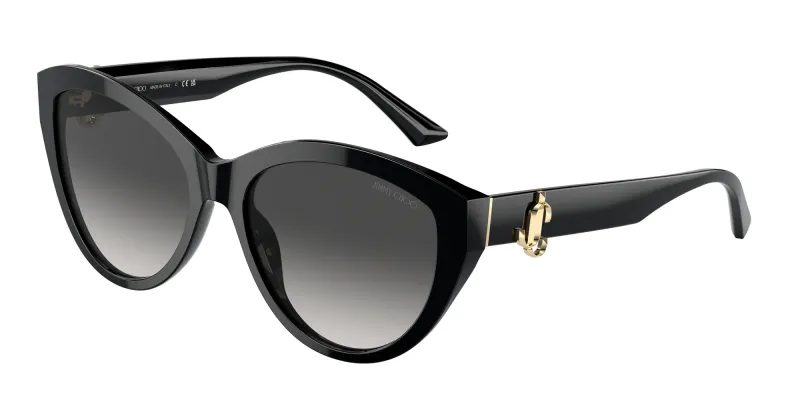 Jimmy Choo Woman Jimmy Choo JC5007 50008G Sunglasses Acetate Black Grey Pantos Normal Shaded