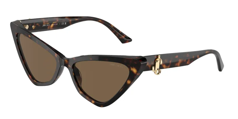 Jimmy Choo Woman Jimmy Choo JC5008 500273 Sunglasses Acetate Havana Brown Cat Eye Normal