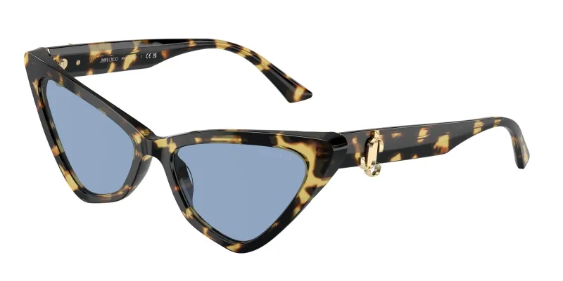 Jimmy Choo Woman Jimmy Choo JC5008 500472 Sunglasses Acetate Havana Light blue Cat Eye Normal