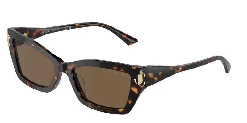 Jimmy Choo Woman Jimmy Choo JC5011U 500273 Sunglasses Acetate Havana Brown Cat Eye Normal