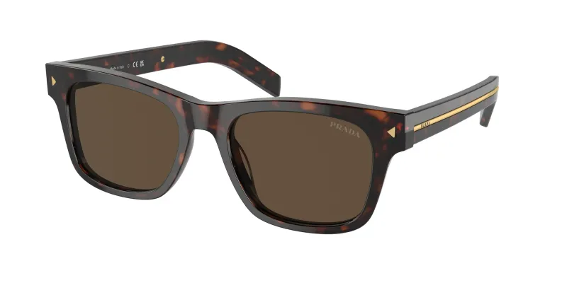 Prada Man Prada PR A17S 17N70F Sunglasses Acetate Turtle Brown Squared Normal Anti-glare