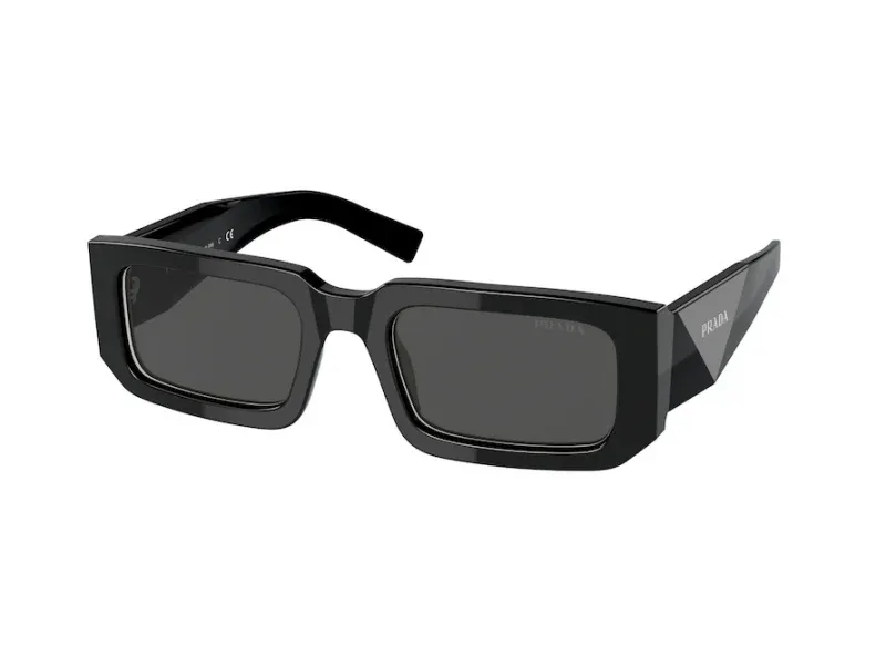 Prada Man Prada PR 06YS 09Q5S0 Sunglasses Acetate Black Grey Squared Normal