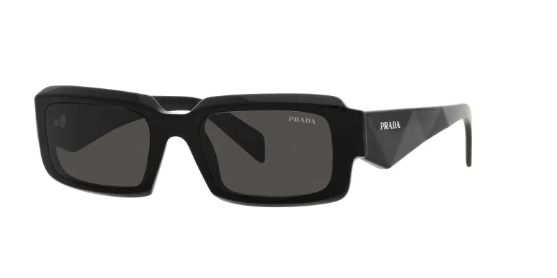 Prada Man Prada PR 27ZS 16K08Z Sunglasses Acetate Black Grey Geometric Normal