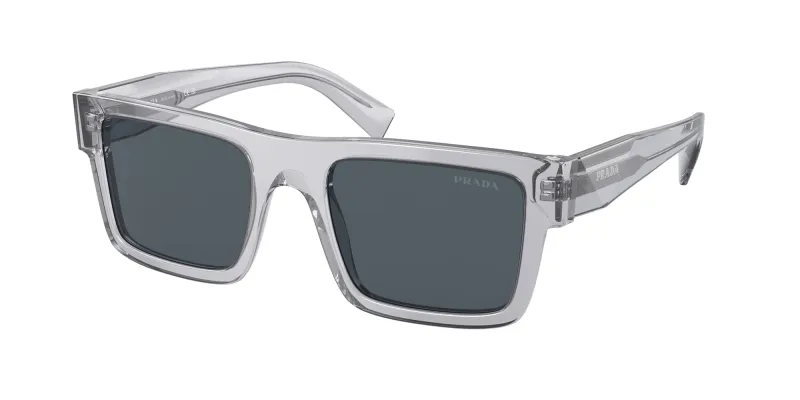 Prada Man Prada PR 19WS U4309T Sunglasses Acetate Grey Grey Squared Normal