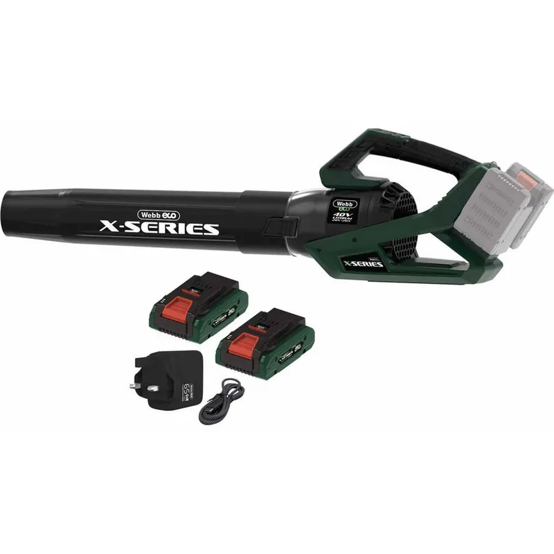 Webb X Series WEV20X2ABB 40v Cordless Brushless Axial Leaf Blower
