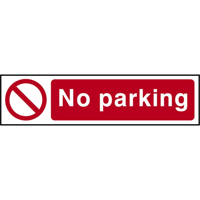 Scan No Parking Sign