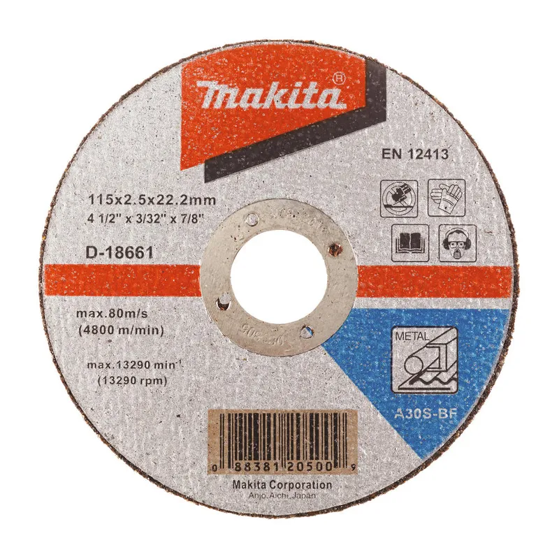 Makita A41 Flat Metal Cutting Disc