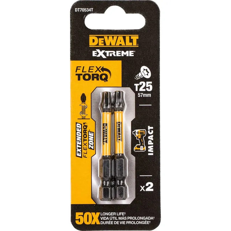 DeWalt Torx Extreme Impact Torsion Screwdriver Bit