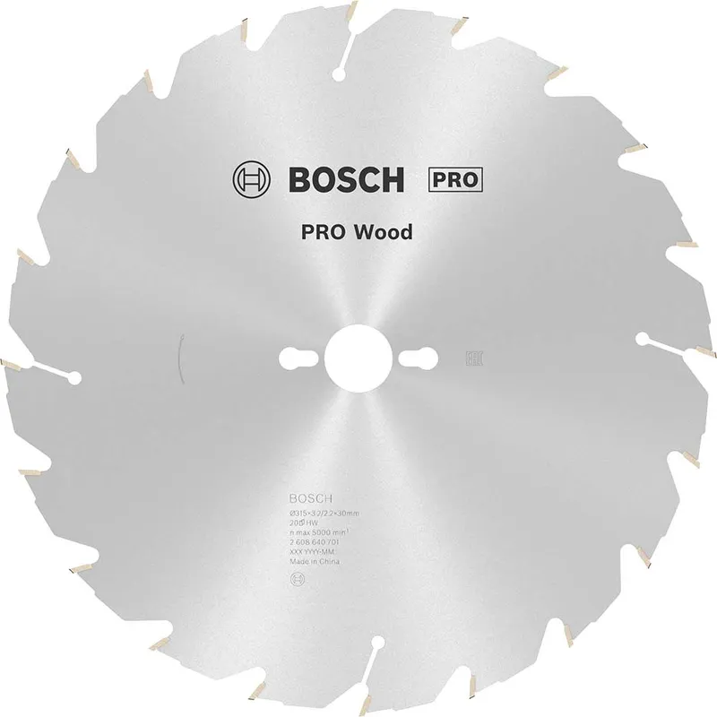 Bosch PRO Wood Cutting Table Saw Blade