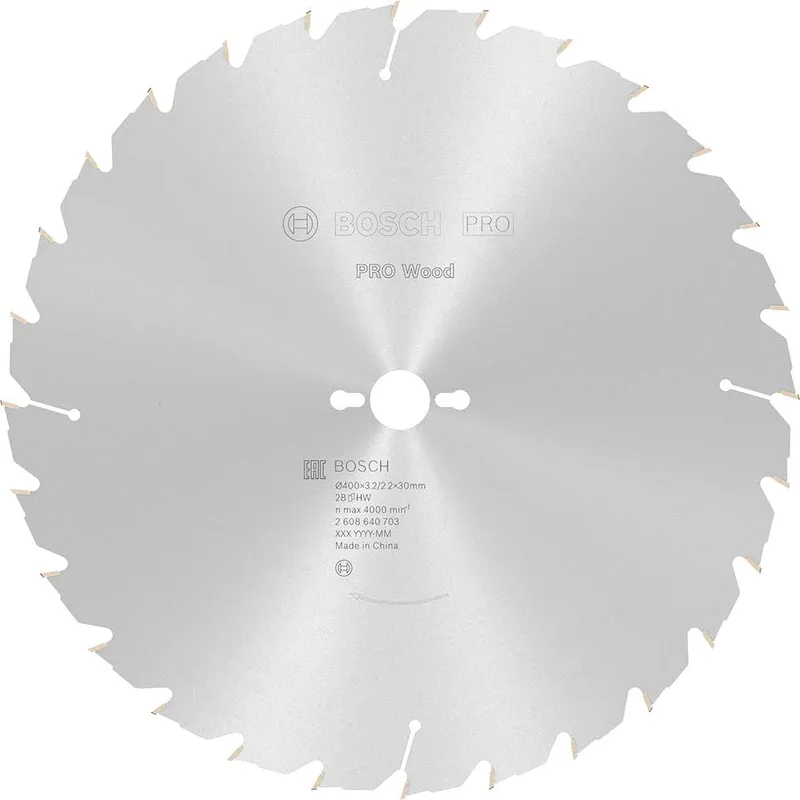 Bosch PRO Wood Cutting Table Saw Blade