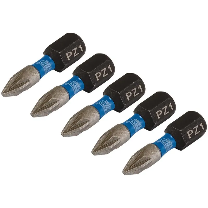 Draper Expert Impact Pozi Screwdriver Bits