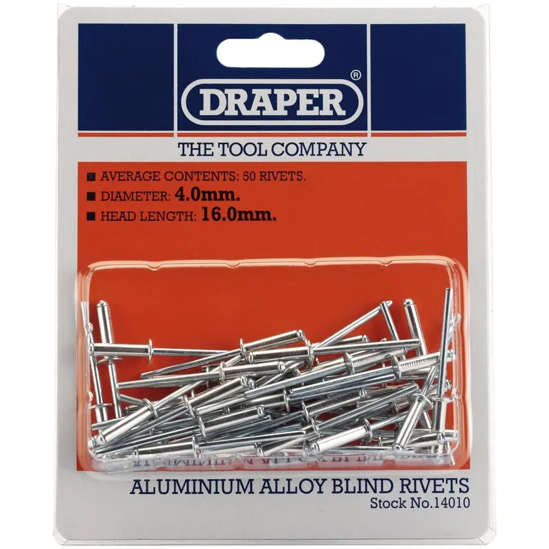 Draper Aluminium Pop Rivets