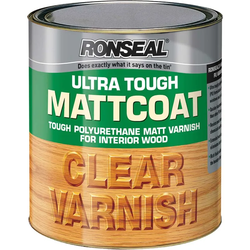 Ronseal Ultra Tough Internal Clear Mattcoat Varnish