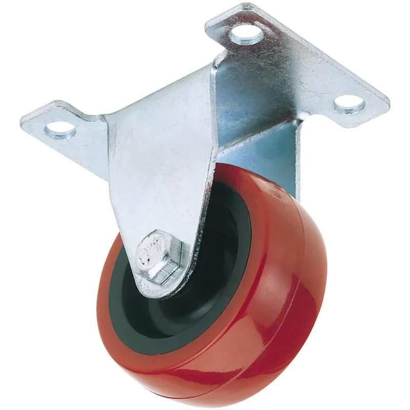Draper Fixed Plate Fixing Polyurethane Wheeled Castor