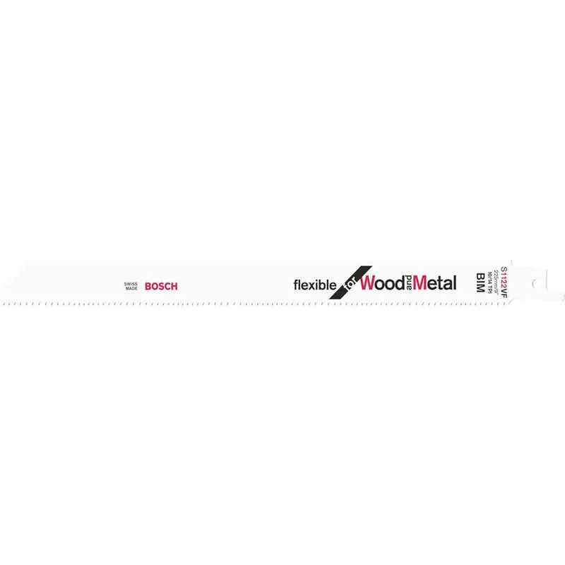 Bosch S1122VF Wood and Metal Cutting Reciprocating Sabre Saw Blades