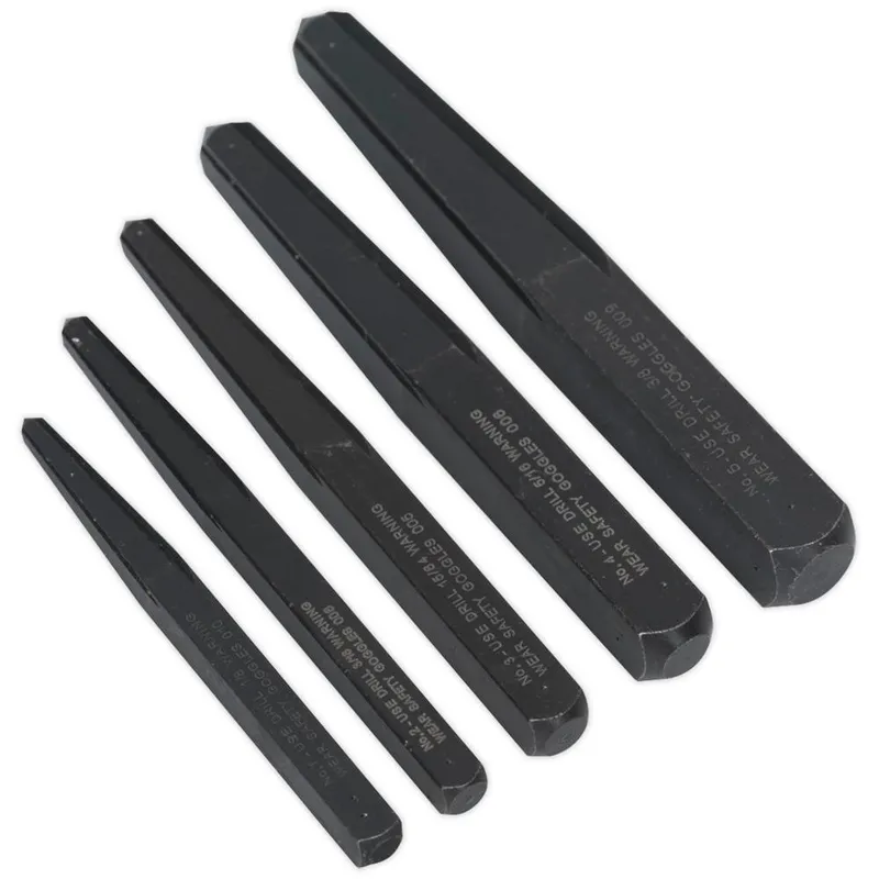 Sealey Screw Extractor Square Type Set