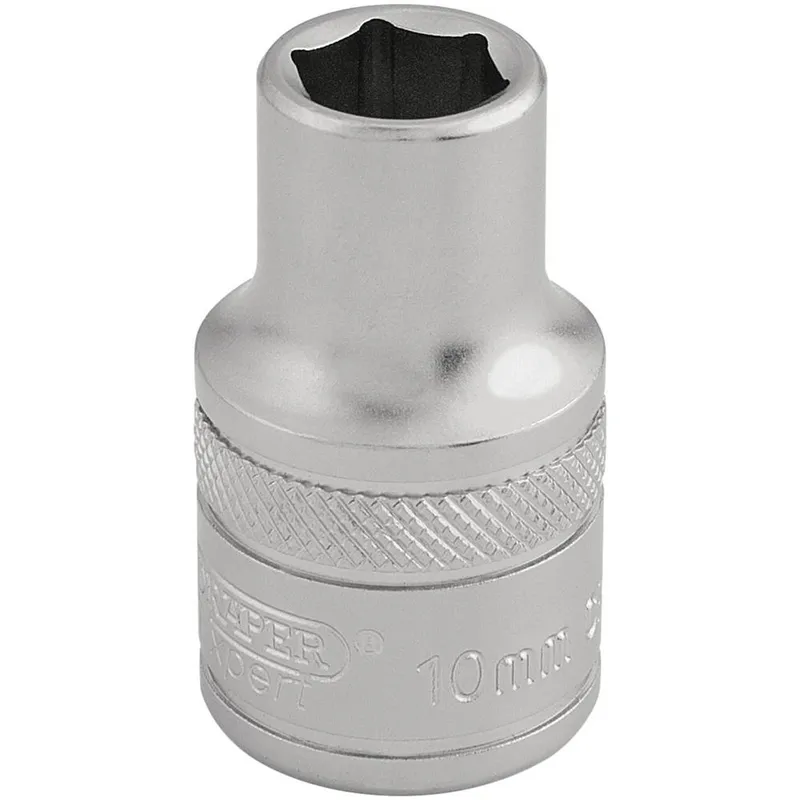 Draper 1/2" Drive Satin Finish Hexagon Socket Metric