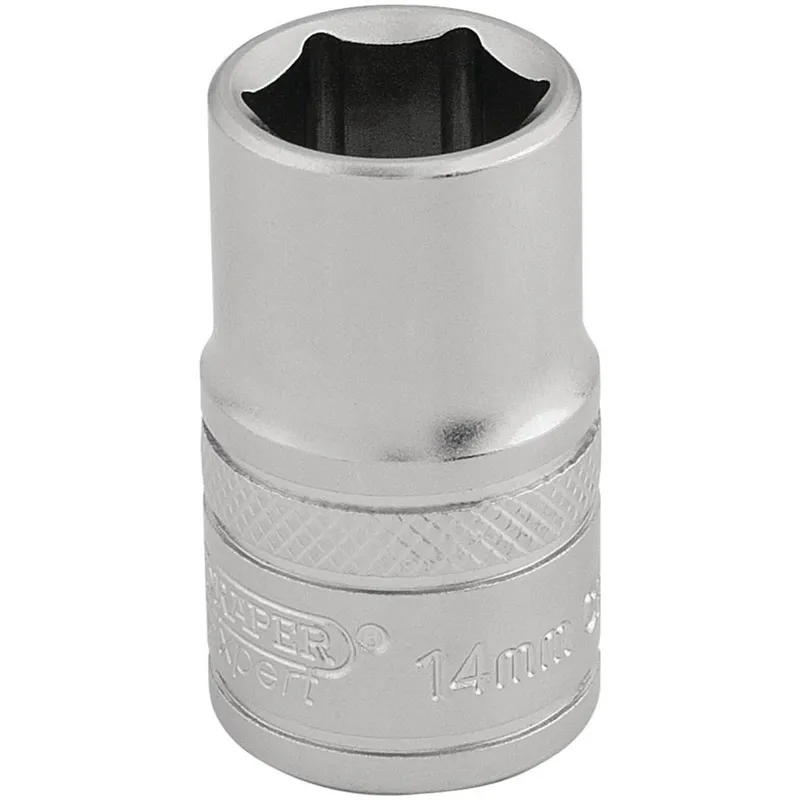 Draper 1/2" Drive Satin Finish Hexagon Socket Metric