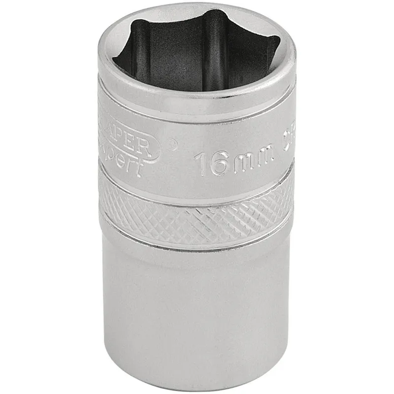 Draper 1/2" Drive Satin Finish Hexagon Socket Metric