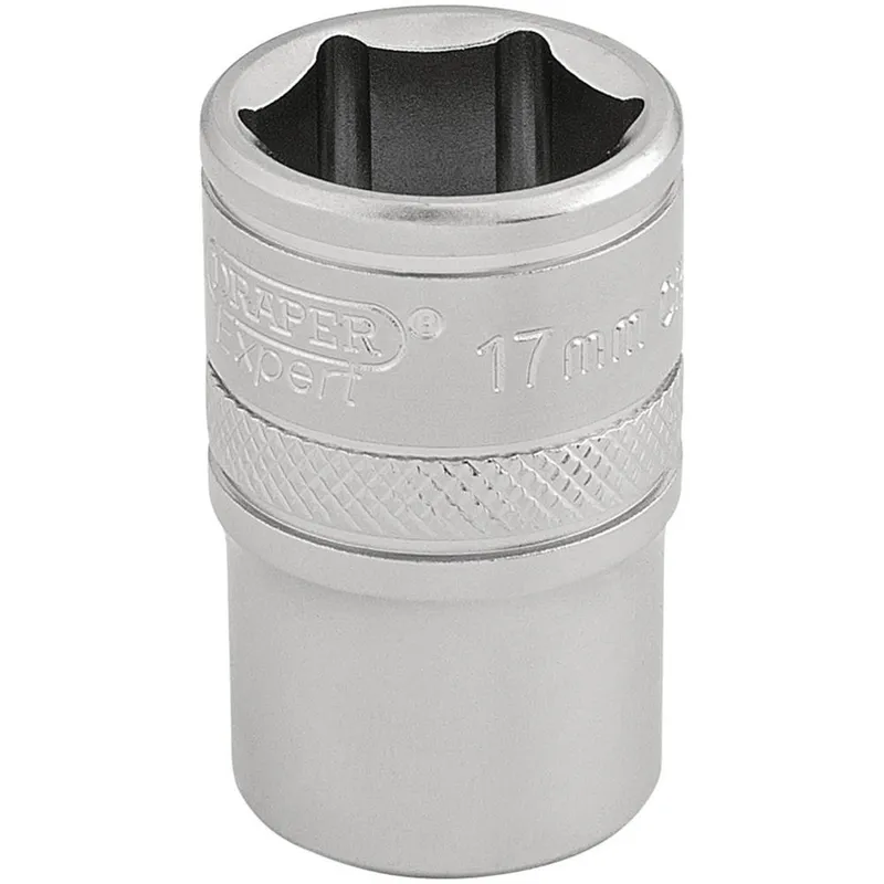 Draper 1/2" Drive Satin Finish Hexagon Socket Metric
