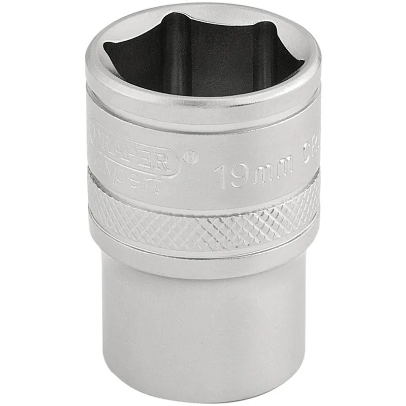 Draper 1/2" Drive Satin Finish Hexagon Socket Metric
