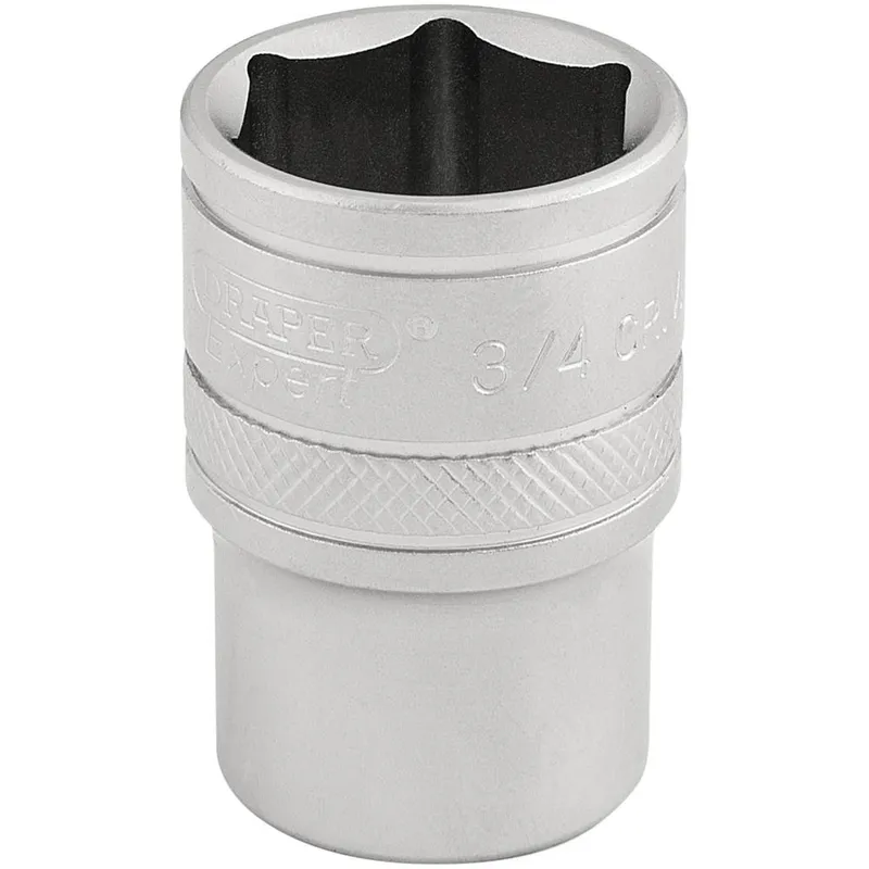 Draper 1/2" Drive Satin Finish Hexagon Socket Imperial