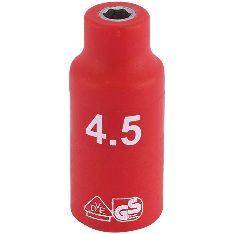 Draper 1/4" Drive VDE Fully Insulated Hexagon Socket Metric