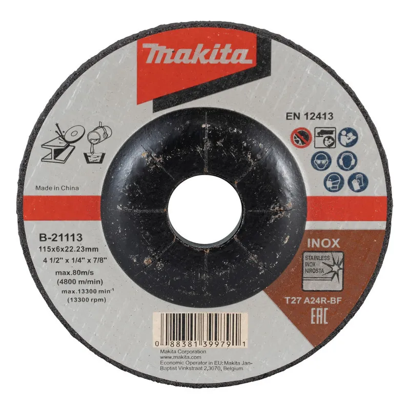 Makita A24R Long Life Metal Depressed Grinding Disc