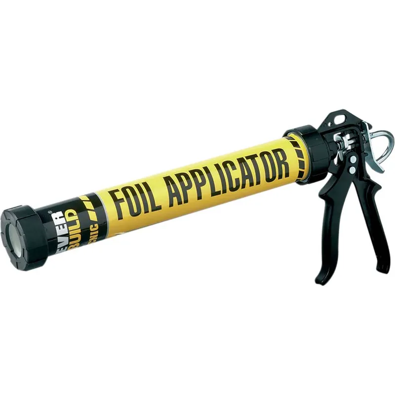 Everbuild 600ml Foil Caulking, Mastic and Sealant Gun