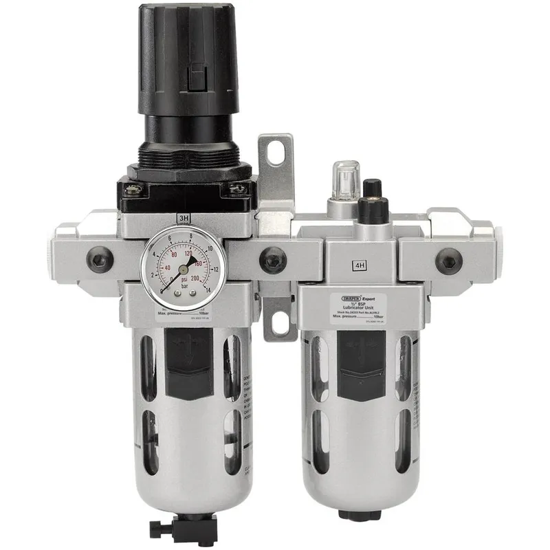 Draper ALFRL2 1/2" BSP Air Line Filter, Regulator and Lubricator