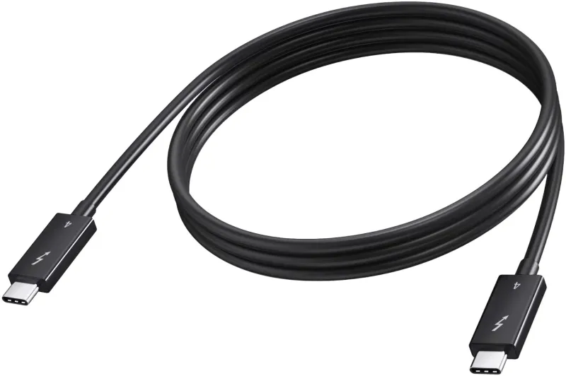 Vision TC 2MUSBCTB4/BL Thunderbolt cable 2 m 40 Gbit/s Black