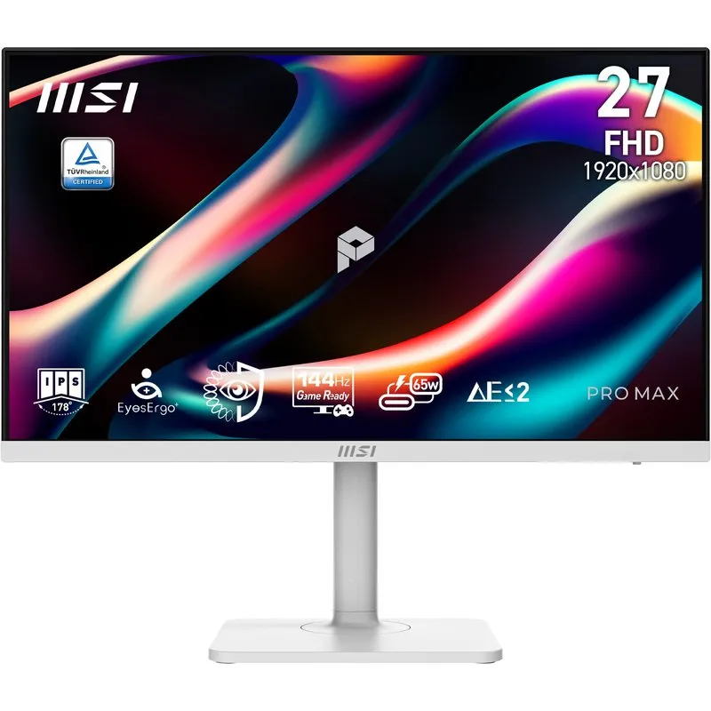 MSI Pro MAX 271PHW E14 computer monitor 68.6 cm (27") 1920 x 1080 pixels Full HD White