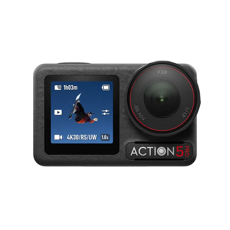 DJI Osmo Action 5 Pro action sports camera 40 MP 4K Ultra HD CMOS 25.4 / 1.3 mm (1 / 1.3") Wi-Fi 146 g