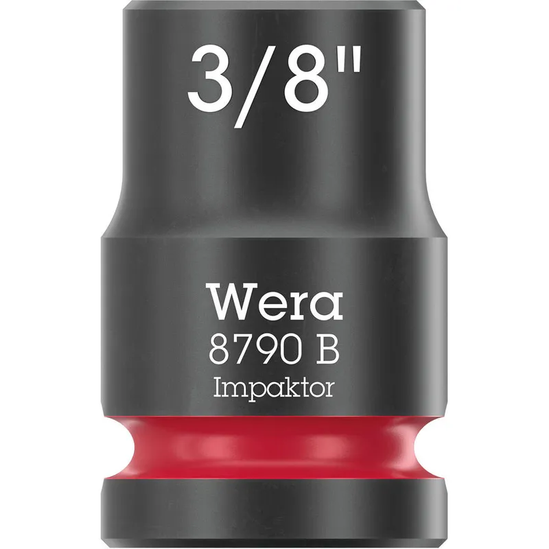 Wera 8790 B Zyklop 3/8" Drive Hexagon Impaktor Socket Imperial
