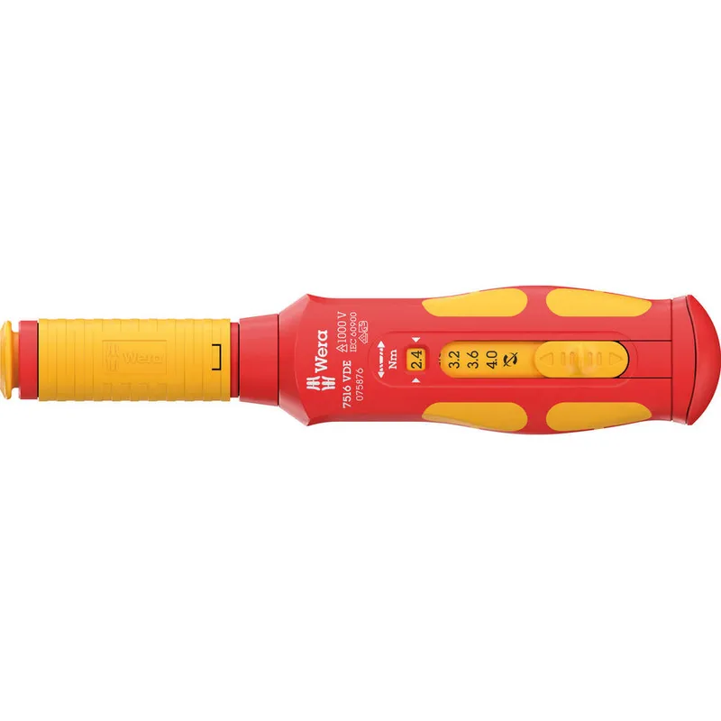 Wera 7516 Kraftform VDE Insulated Safe Torque Speed Torque Screwdriver