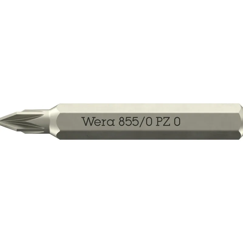 Wera 855/0 4mm Hex Drive Micro Pozi Screwdriver Bits
