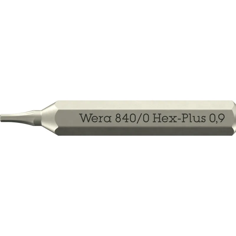 Wera 840/0 4mm Hex Drive Hex Plus Micro Screwdriver Bits