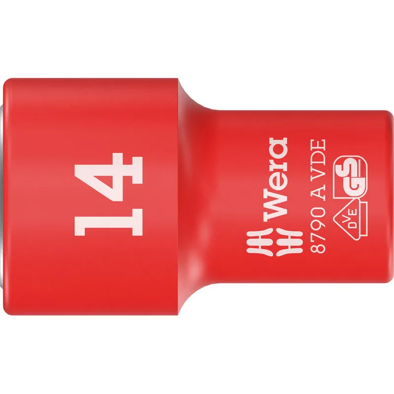 Wera 8790 A Zyklop VDE Insulated 1/4" Drive Hexagon Socket