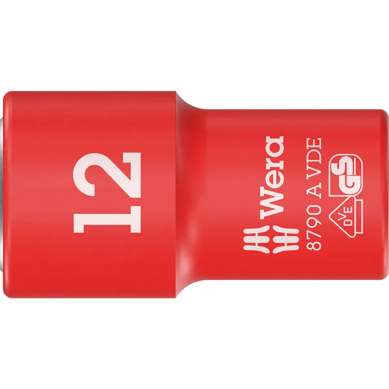 Wera 8790 A Zyklop VDE Insulated 1/4" Drive Hexagon Socket