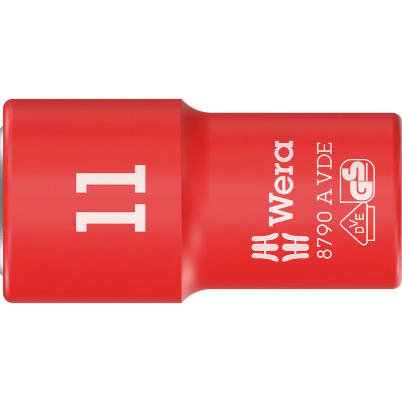 Wera 8790 A Zyklop VDE Insulated 1/4" Drive Hexagon Socket