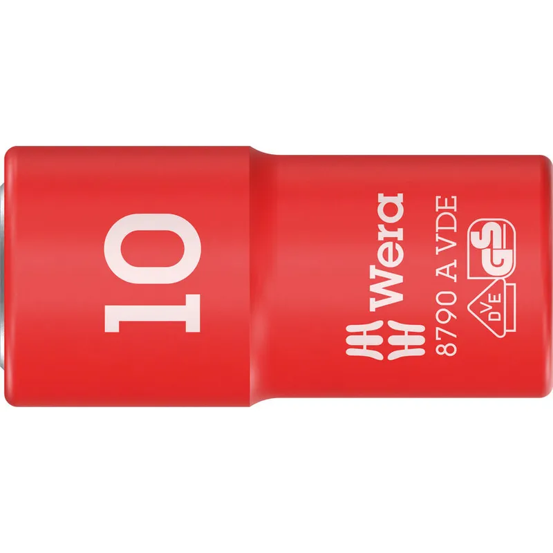 Wera 8790 A Zyklop VDE Insulated 1/4" Drive Hexagon Socket