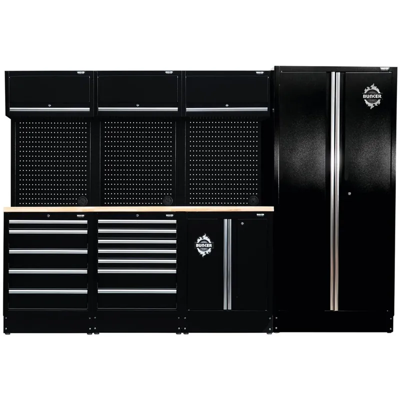 Bunker 15 Piece Modular Wooden Worktop Storage Combo