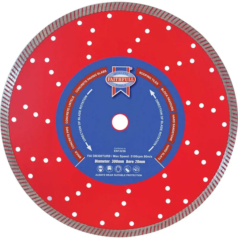 Faithfull Turbo Cut Diamond Cutting Disc