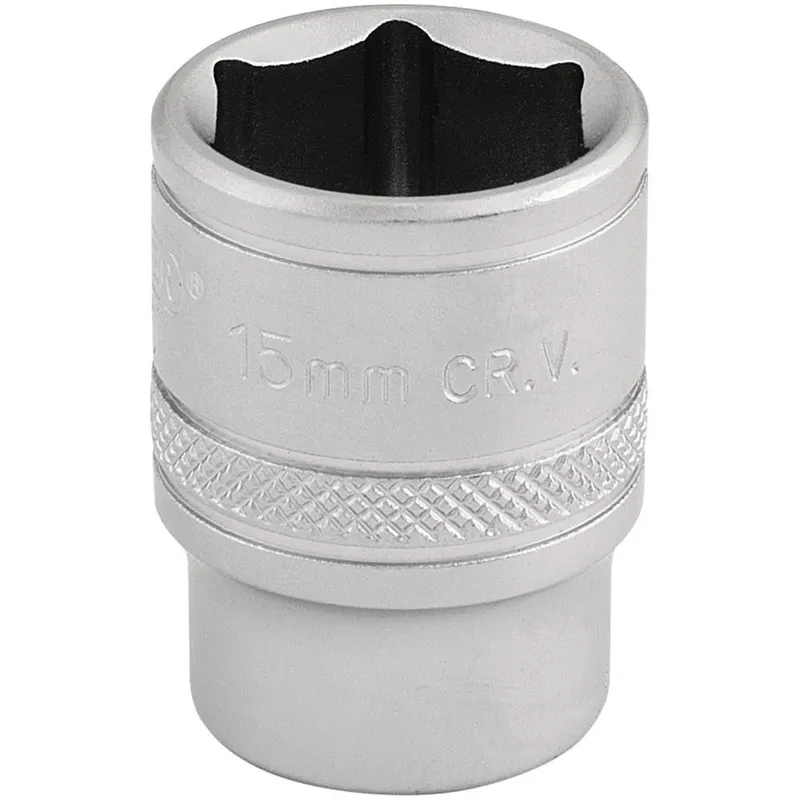 Draper 3/8" Drive Satin Finish Hexagon Socket Metric