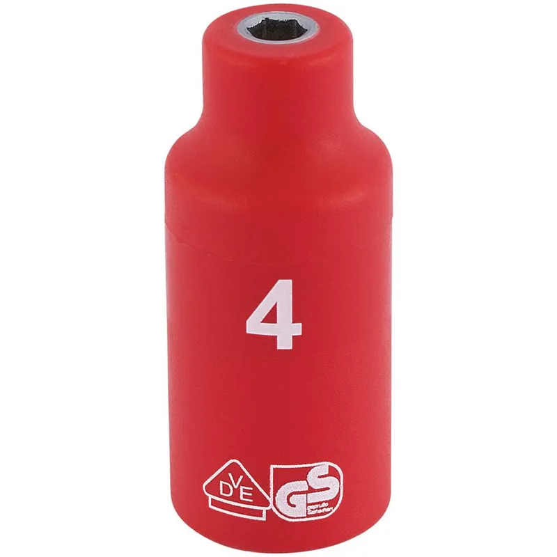 Draper 1/4" Drive VDE Fully Insulated Hexagon Socket Metric