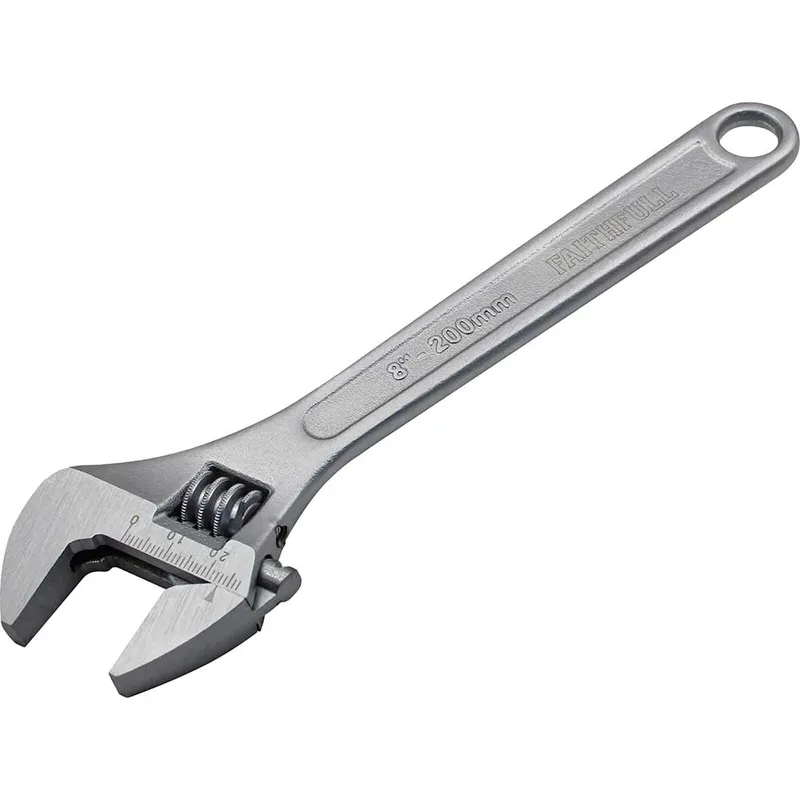 Faithfull Chrome Adjustable Spanner