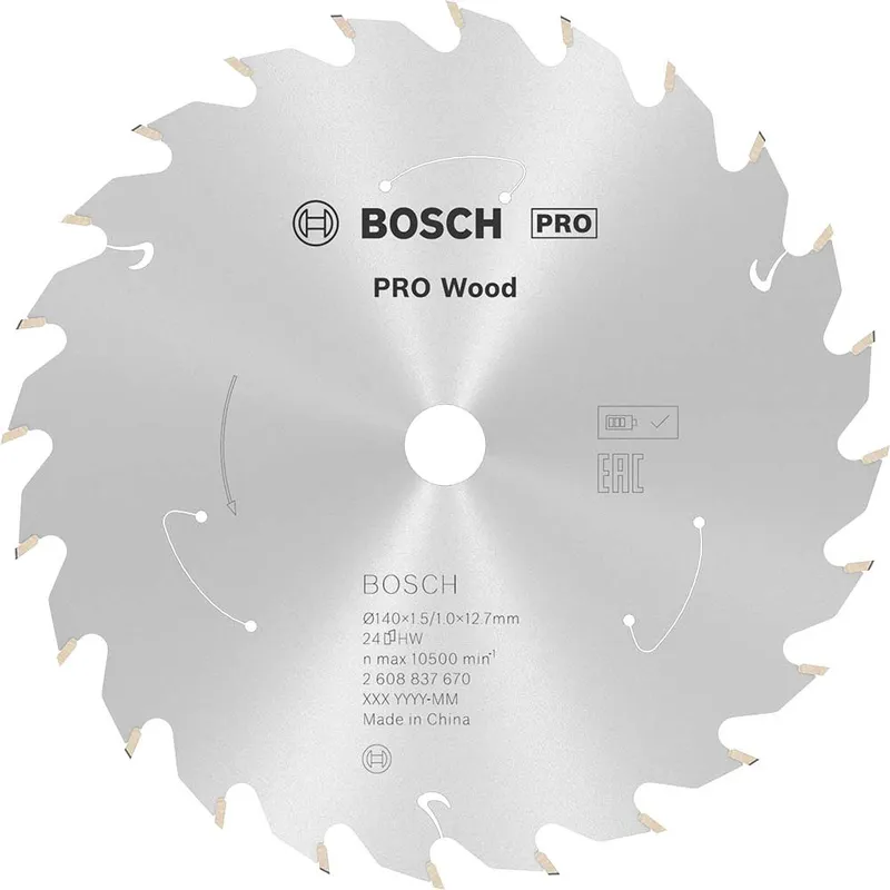 Bosch PRO Cordless Wood Cutting Circular Saw Blade