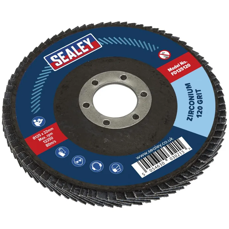 Sealey Zirconium Abrasive Flap Disc
