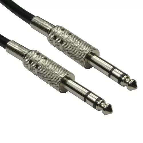 Cables Direct 4635-100NK audio cable 10 m 6.35mm Black Silver